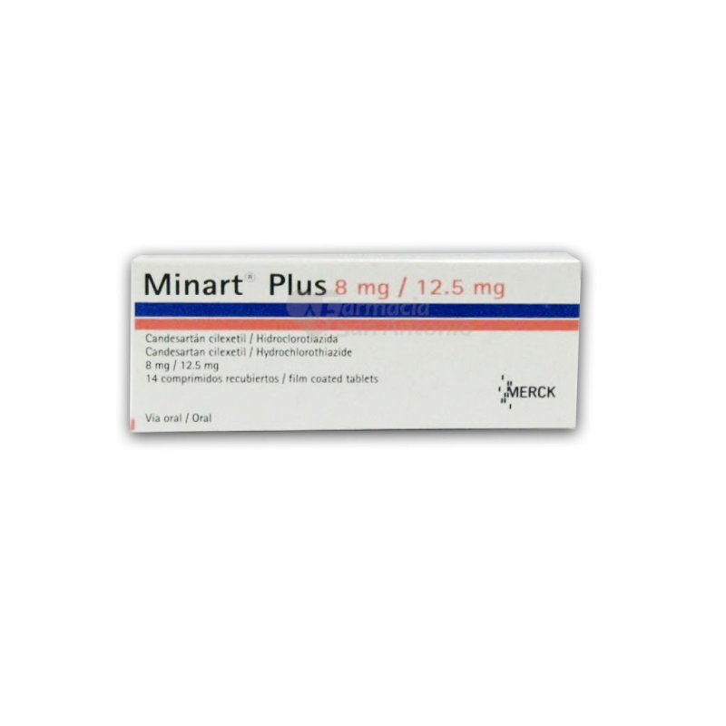 MINART PLUS 8MG/12.5 X 14 TABS @