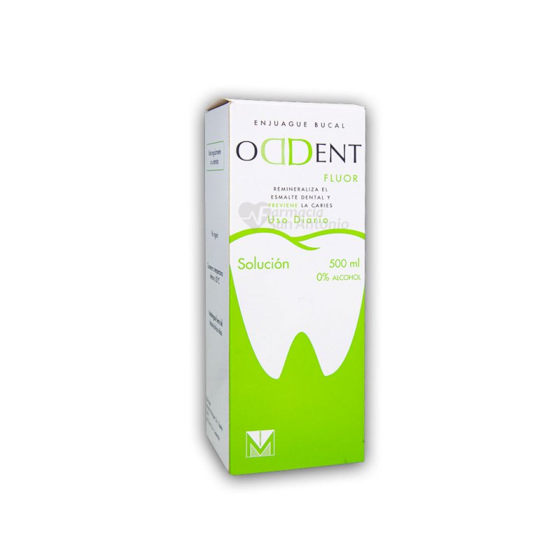 ODDENT FLOUR ENJUAGUE BUCAL 500ML