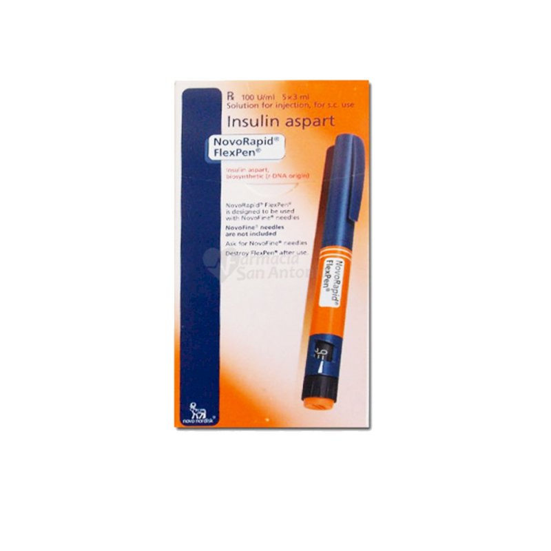 NOVO RAPID FLEXPEN 100U/L X 5 AMP 3 ML