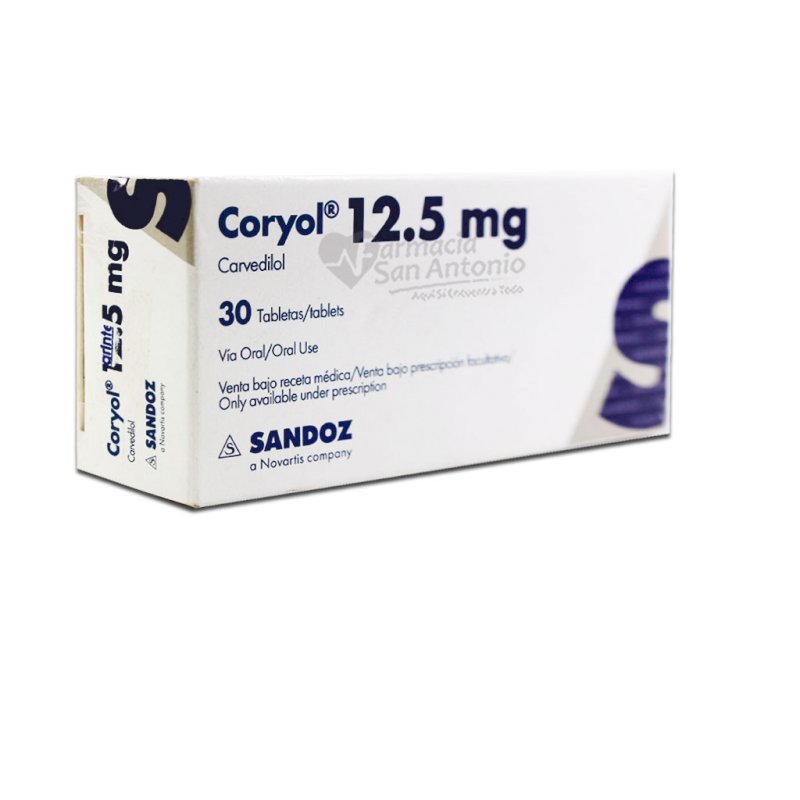 CORYOL 12.5MG X 30 TAB