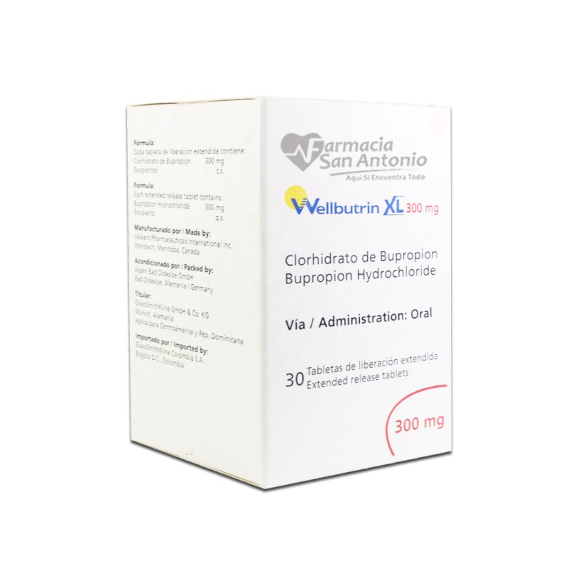 WELLBUTRIN XL 300MG X 30 TAB