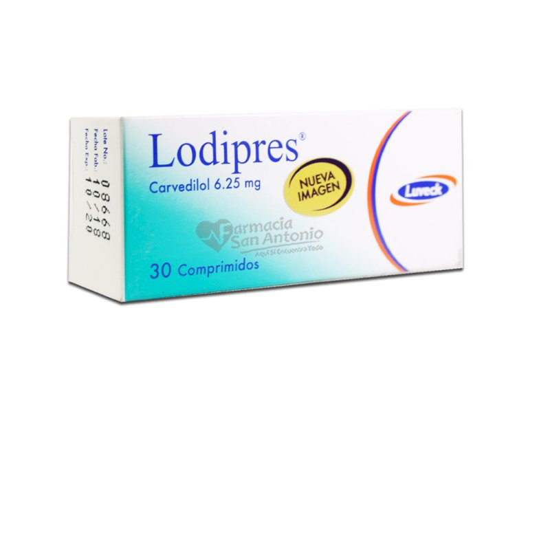 LODIPRESS 6.25MG X 30 TAB