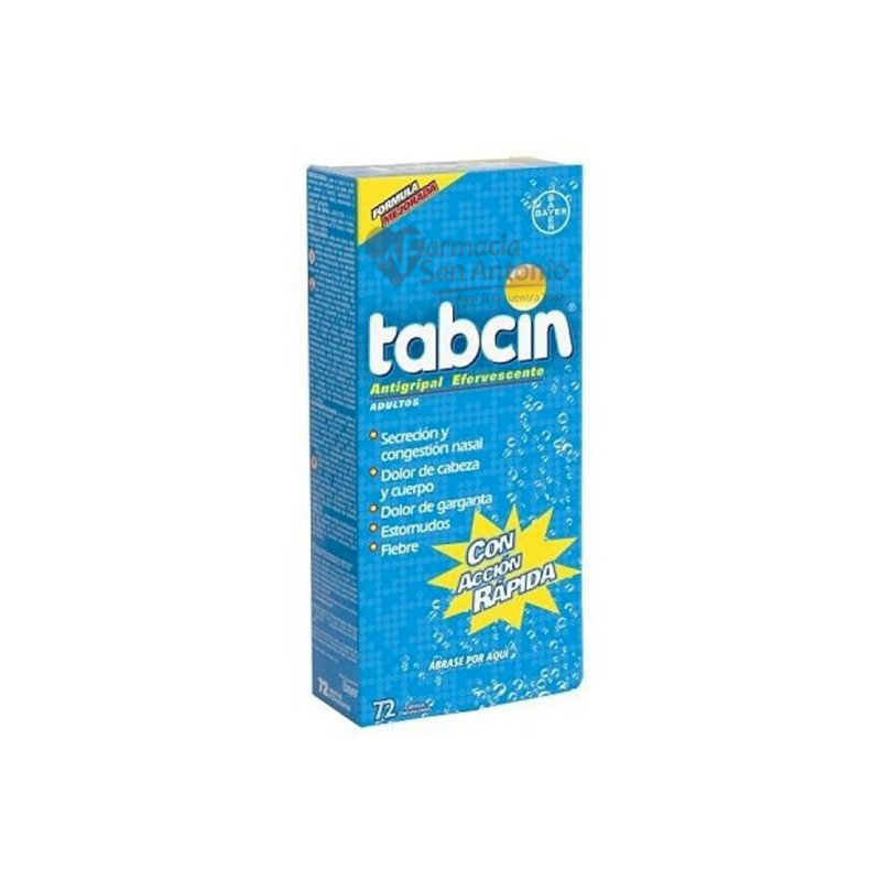 UNIDAD TABCIN FORMULA MEJORADA 72 TABS