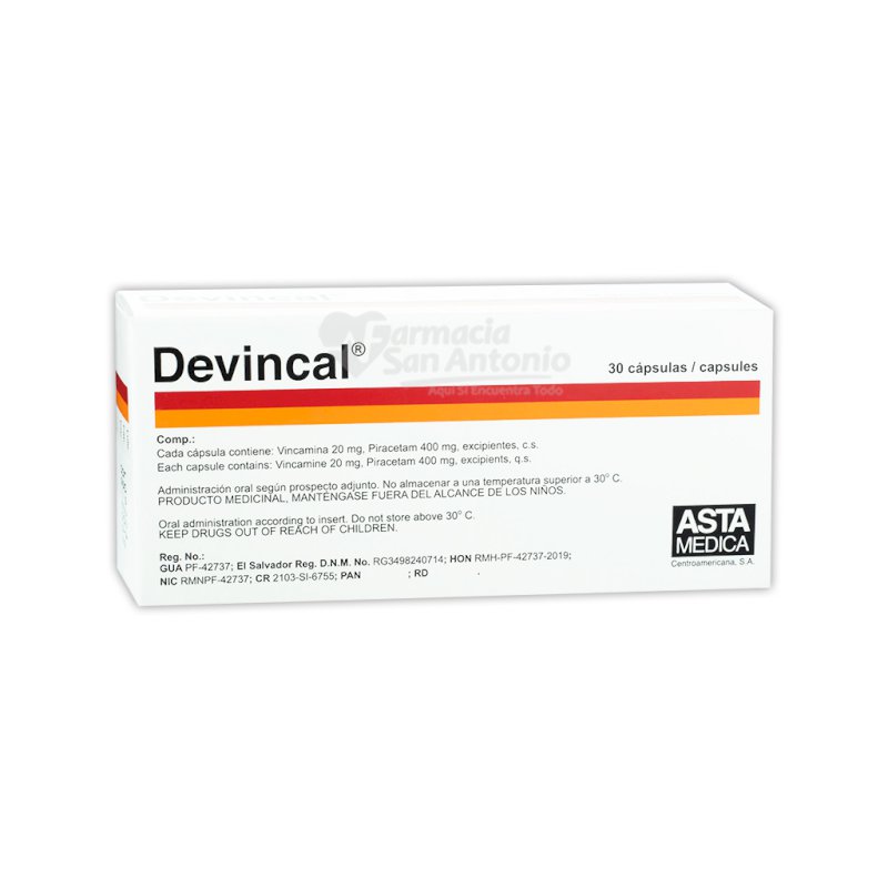 UNIDAD DEVINCAL X 30 CAPS