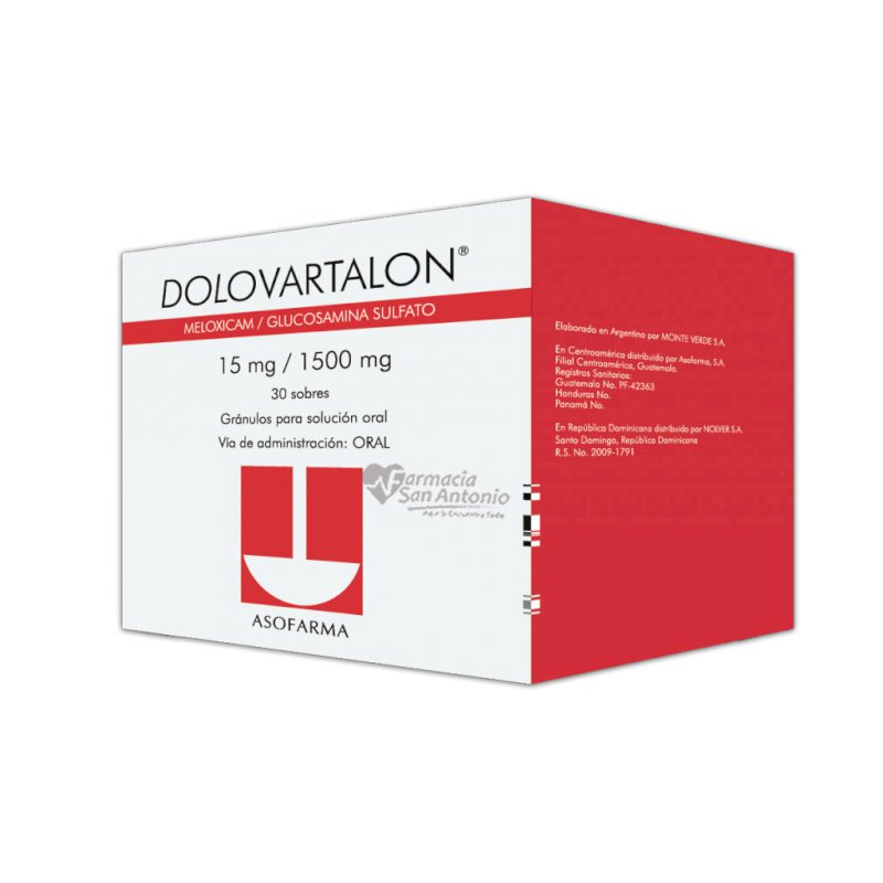 UNIDAD DOLO-VARTALON 15MG X 30 SOBRES