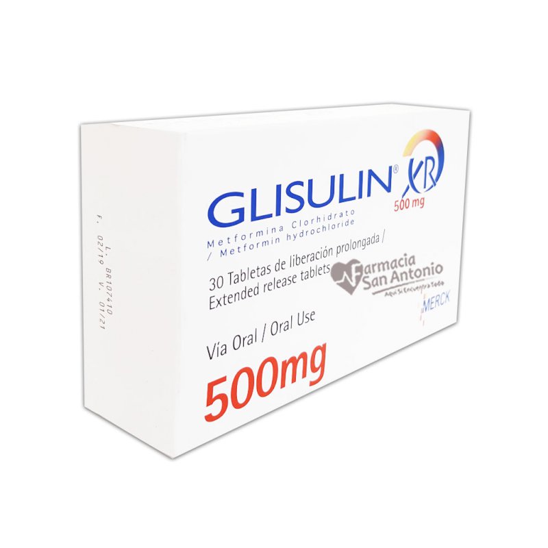 GLISULIN XR 500MG X 30 TAB @