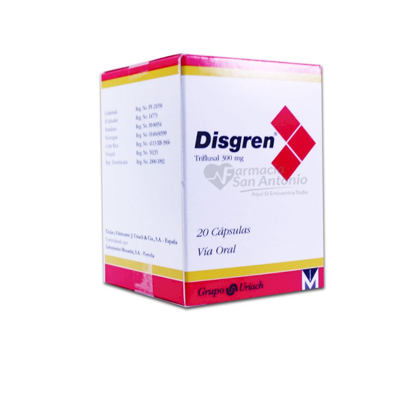 DISGREN 300MG X 20 CAP