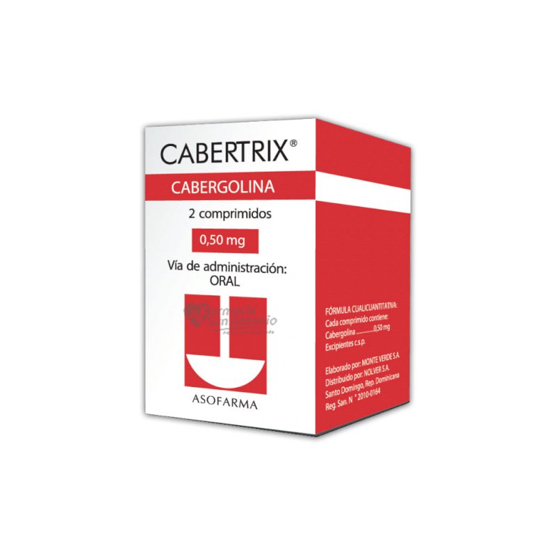 CABERTRIX 0.50MG X 2 COMP