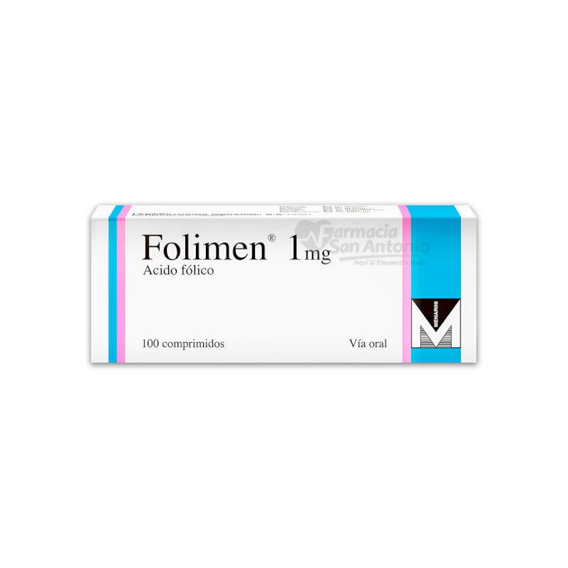 FOLIMEN 1MG X 100 TAB