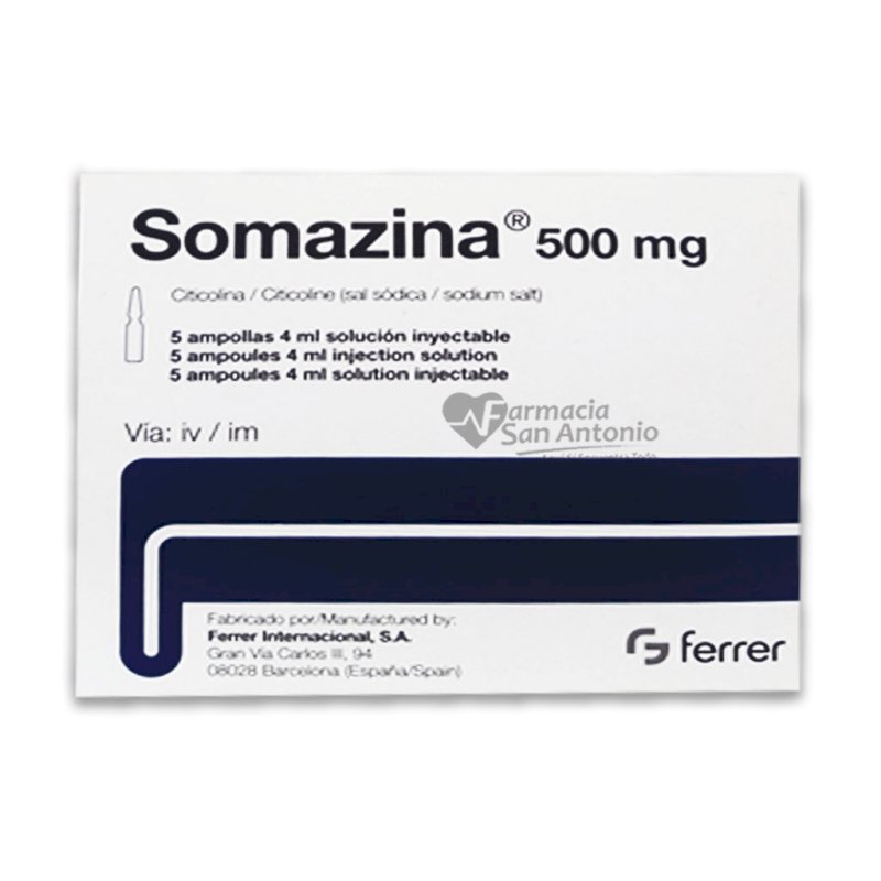 UNIDAD SOMAZINA 500 MG  X 5 AMP