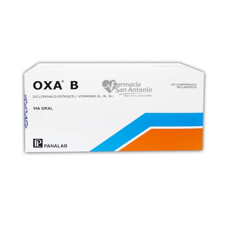 UNIDAD OXA B X 100 TABLETAS $