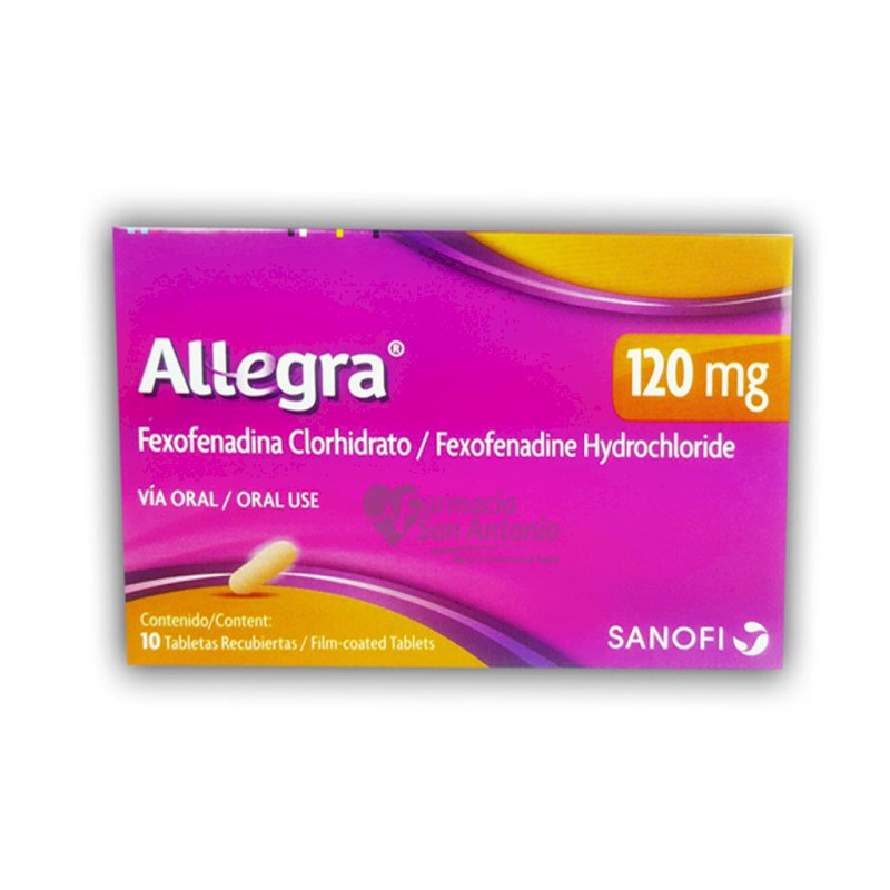 UNIDAD ALLEGRA 120MG X