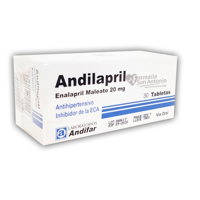 ANDILAPRIL TRI-PACK 20MG X 30 TAB