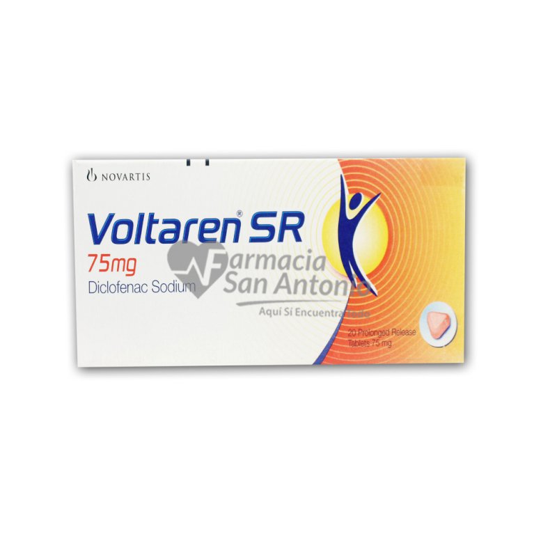 UNIDAD VOLTAREN SR 75MG X 20