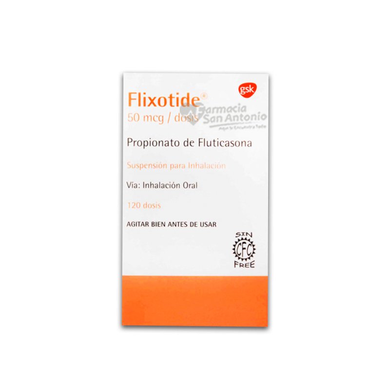 FLIXOTIDE INHALADOR 50MCG X 120 DOSIS