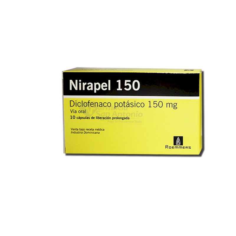 NIRAPEL 150MG X 10 CAPS $