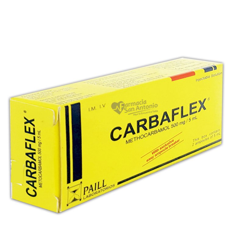 UNIDAD CARBAFLEX 5ML X 2 AMP