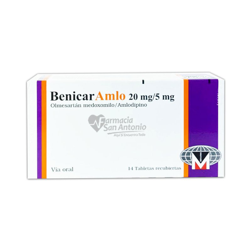 BENICAR-AMLO 20MG/5MG X 14 TABS