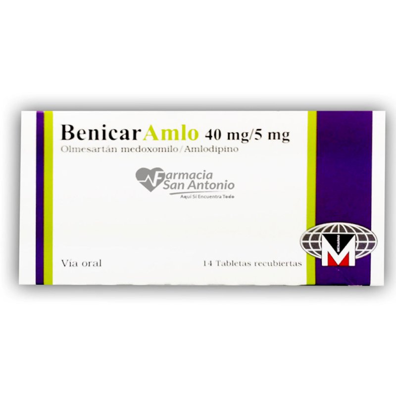 BENICAR-AMLO 40MG/5MG X 14 TABS