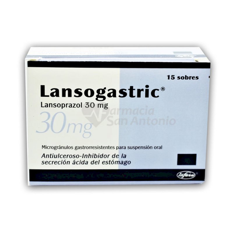 LANSOGASTRIC 30MG X 15 SOBRES