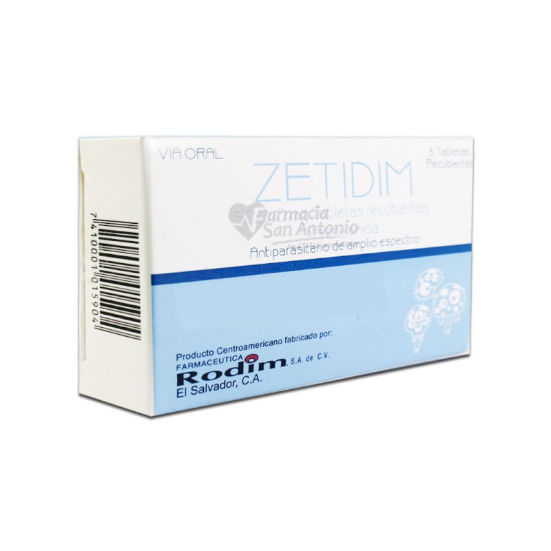 ZETIDIM 500MG X 6 TAB