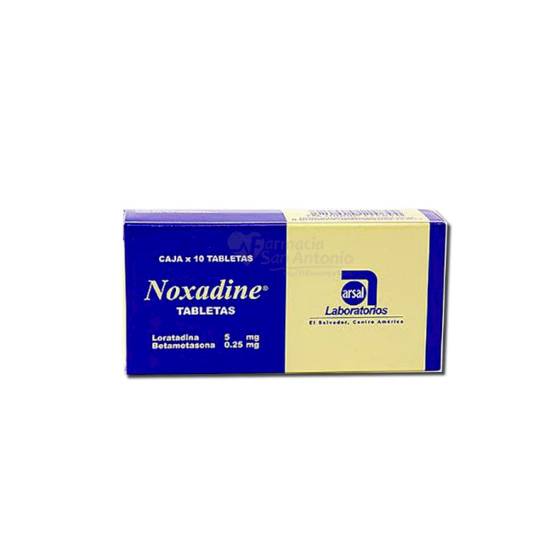 NOXADINE X 10 TABS