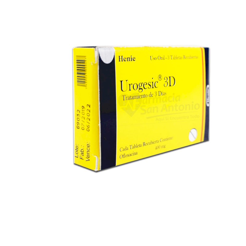 UROGESIC 3D X 3 TABS