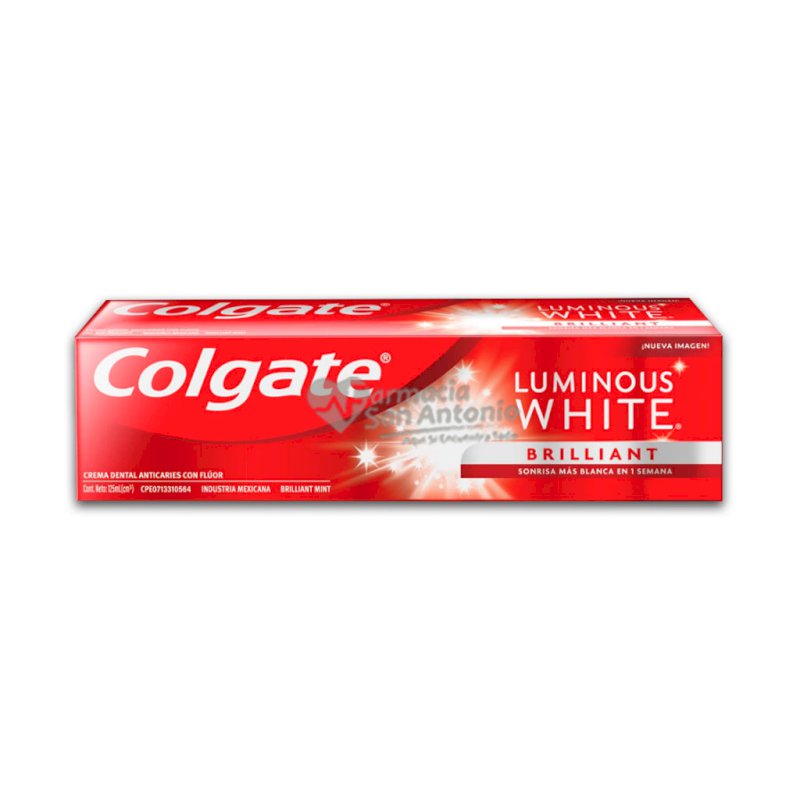 PASTA DENTAL COLGATE LUMINOS WHITE 125G