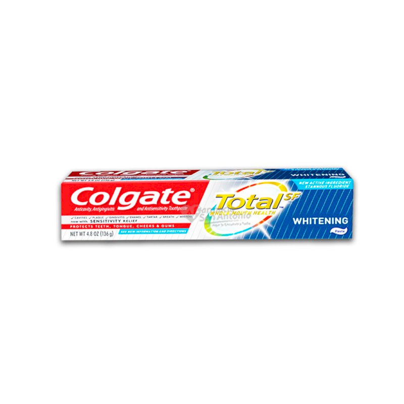 PASTA DENT COLGATE TOTAL WHITENING 136g*