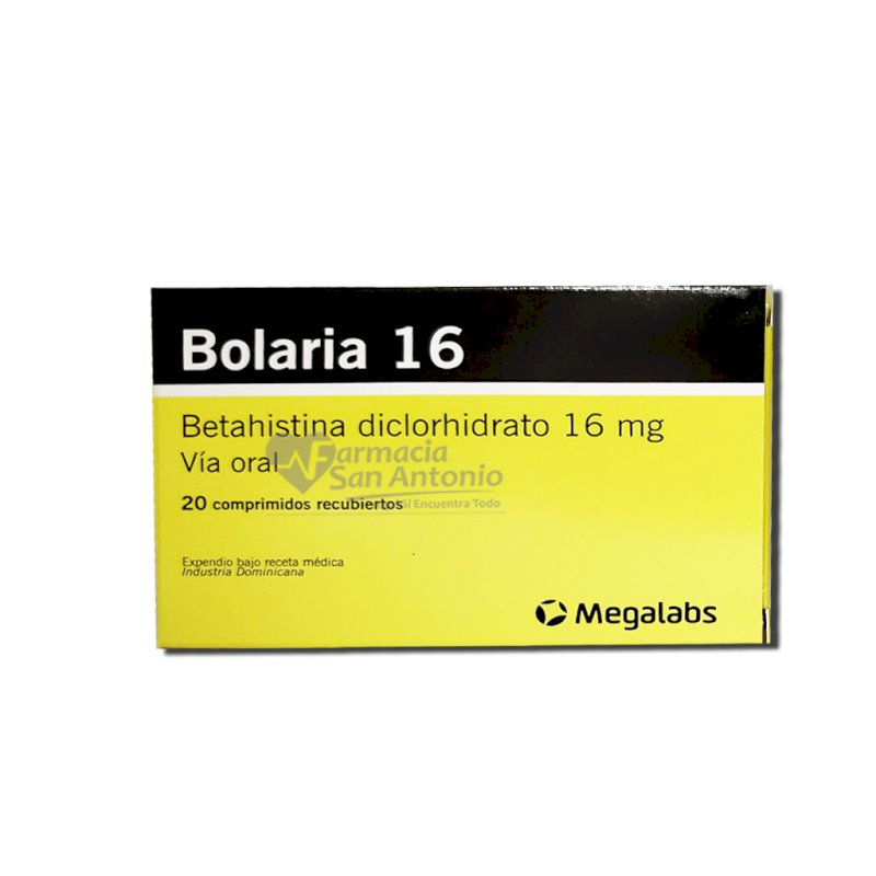 BOLARIA 16MG X 20 COMP $