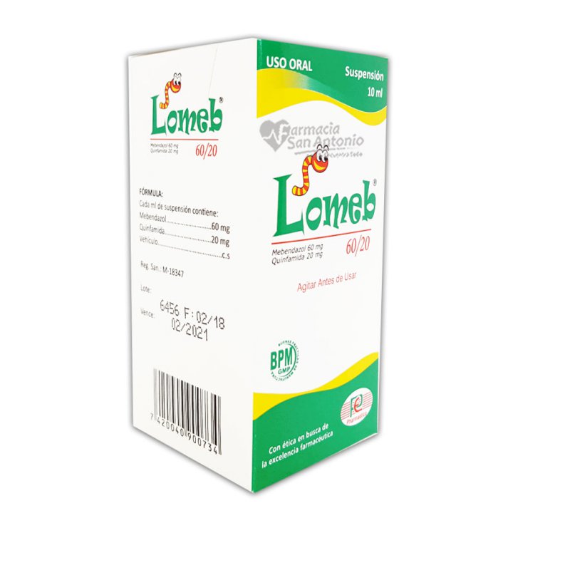 LOMEB 20/60 SUSP X 10ML