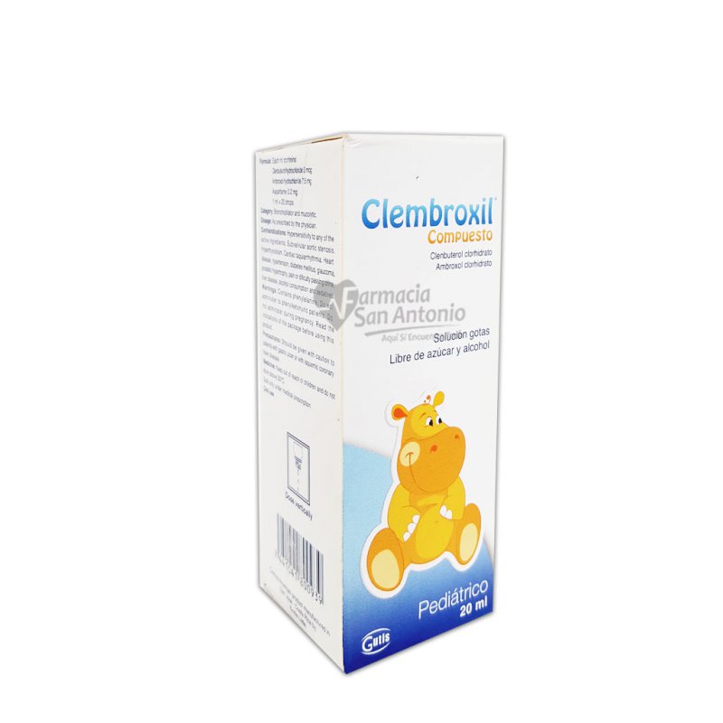 CLEMBROXIL COMPUESTO GOTAS X 20ML