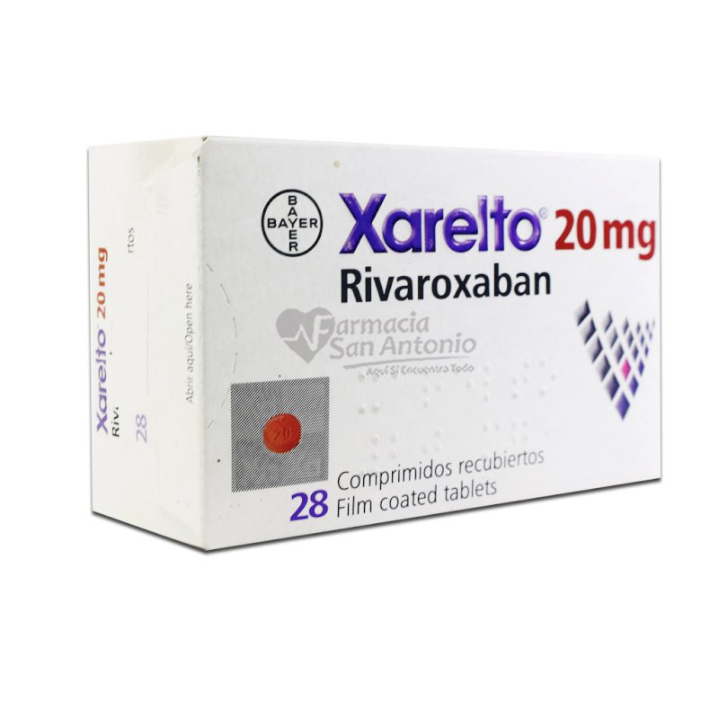 XARELTO 20MG X 28 COMPS