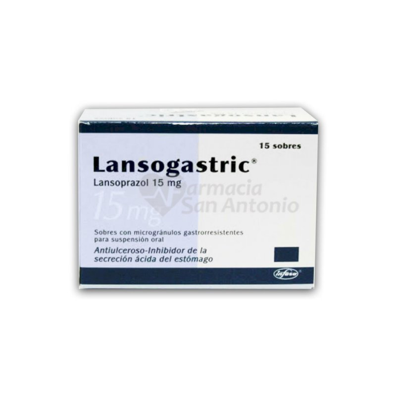 LANSOGASTRIC 15MG X 15 SOBRES