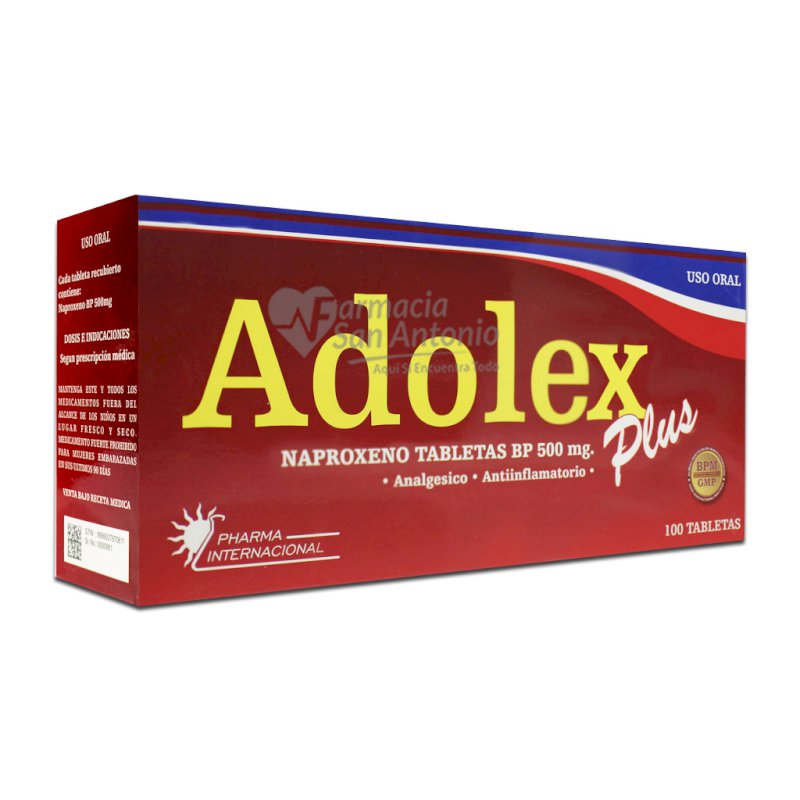 UNIDAD PHARMA INTER ADOLEX PLUS TABS