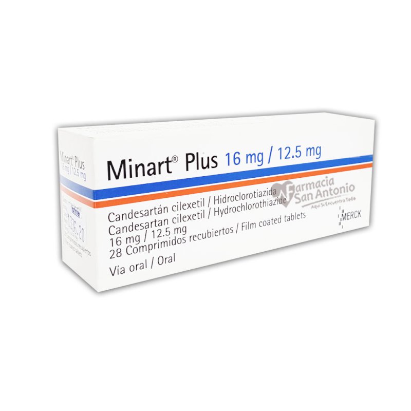 MINART PLUS 16/12.5MG X 28 TABS @