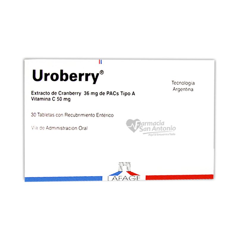 UROBERRY 36/50MG X 30 TABS