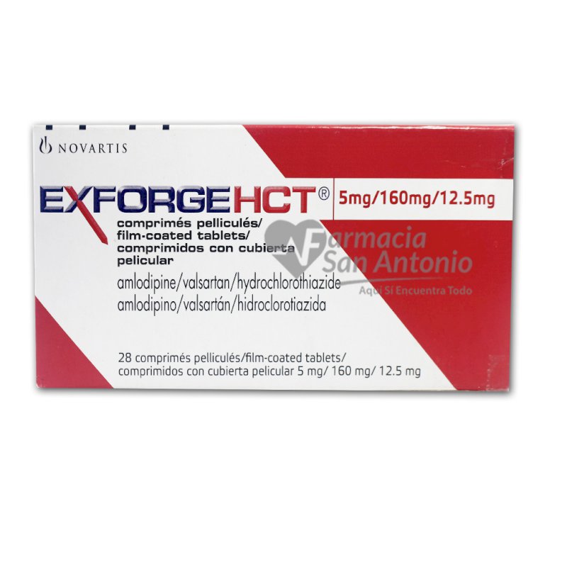 EXFORGE HCT 5/160/12.5MG X 28 COMP