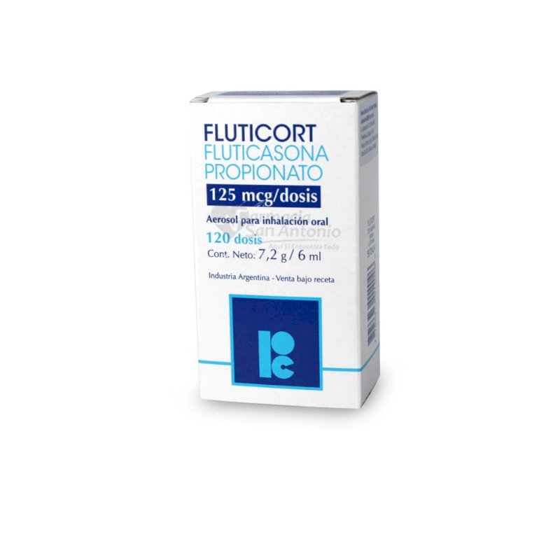 FLUTICORT 125MCG AEROSOL 6 ML