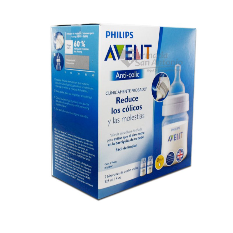 BIBERON AVENT 2 PIEZAS  125ML/4 Oz  C/U