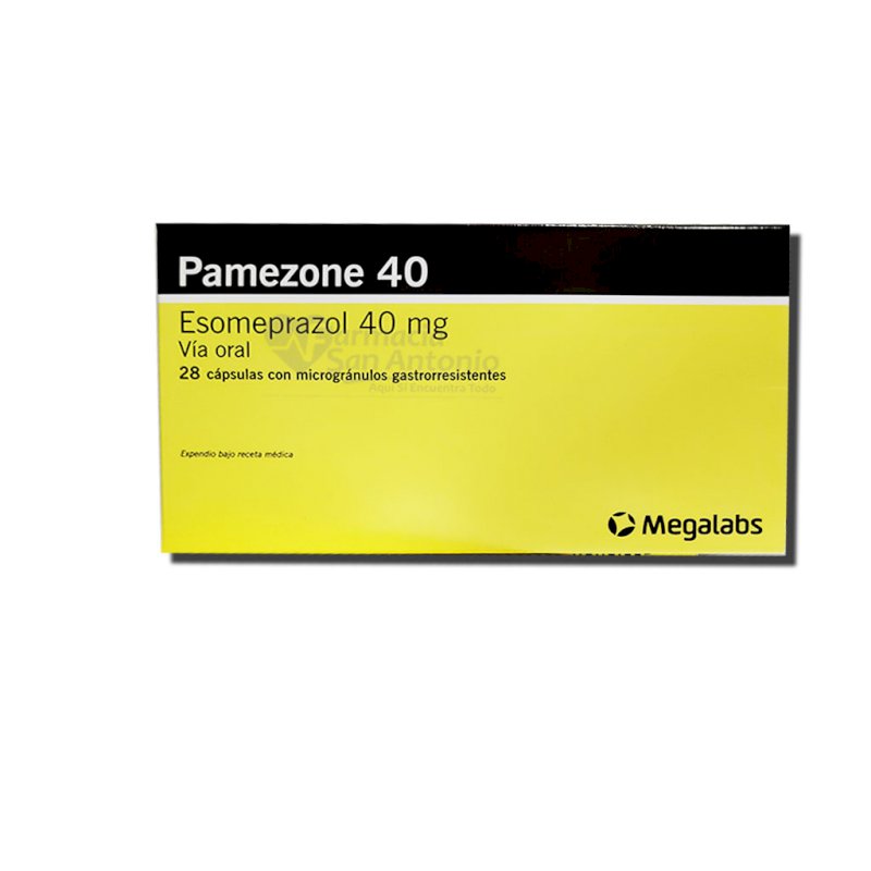 PAMEZONE 40 MG X 28 CAPSULAS $