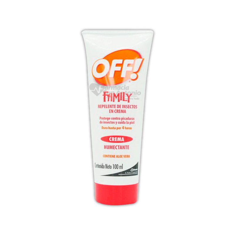 REPELENTE OFF CREMA HUMECTANTE 100 ML