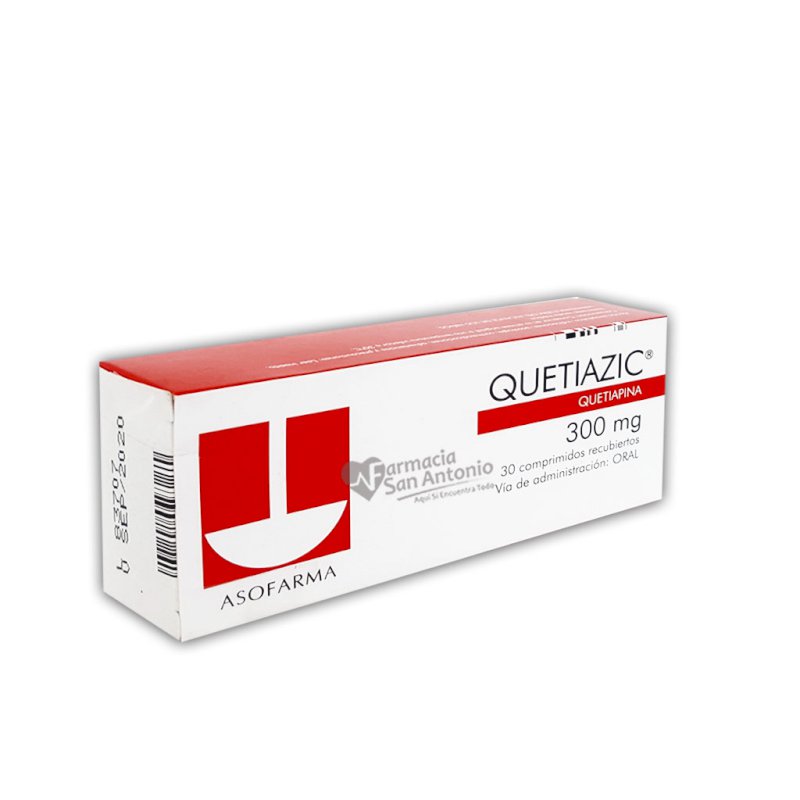 QUETIAZIC 300MG X 30 CAP