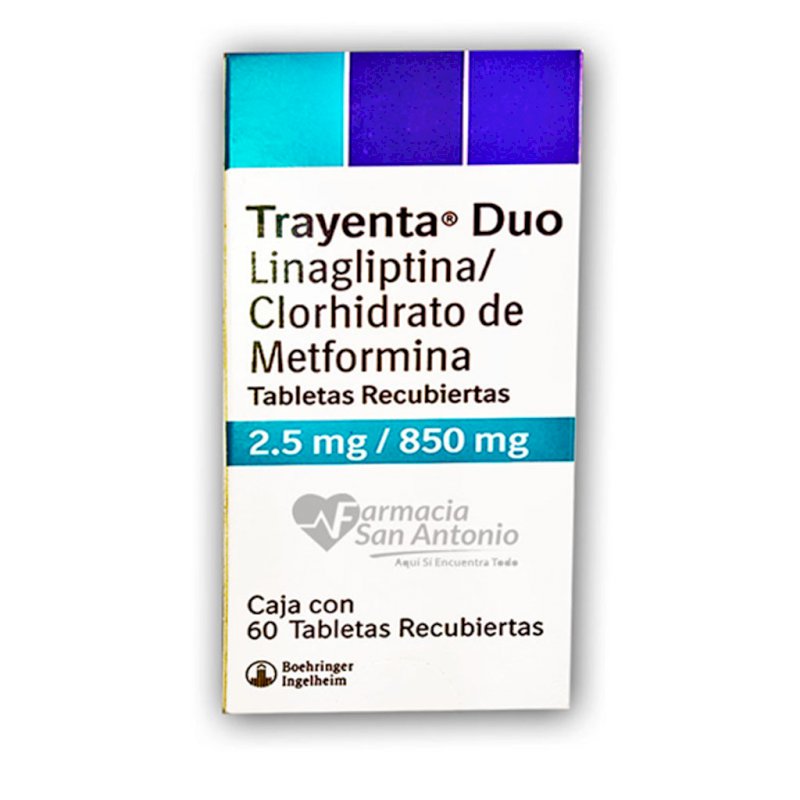 TRAYENTA DUO 2.5MG /850MG X 60 TAB