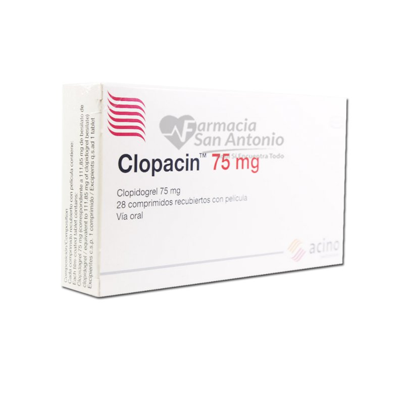 CLOPACIN 75MG X 28 COMP