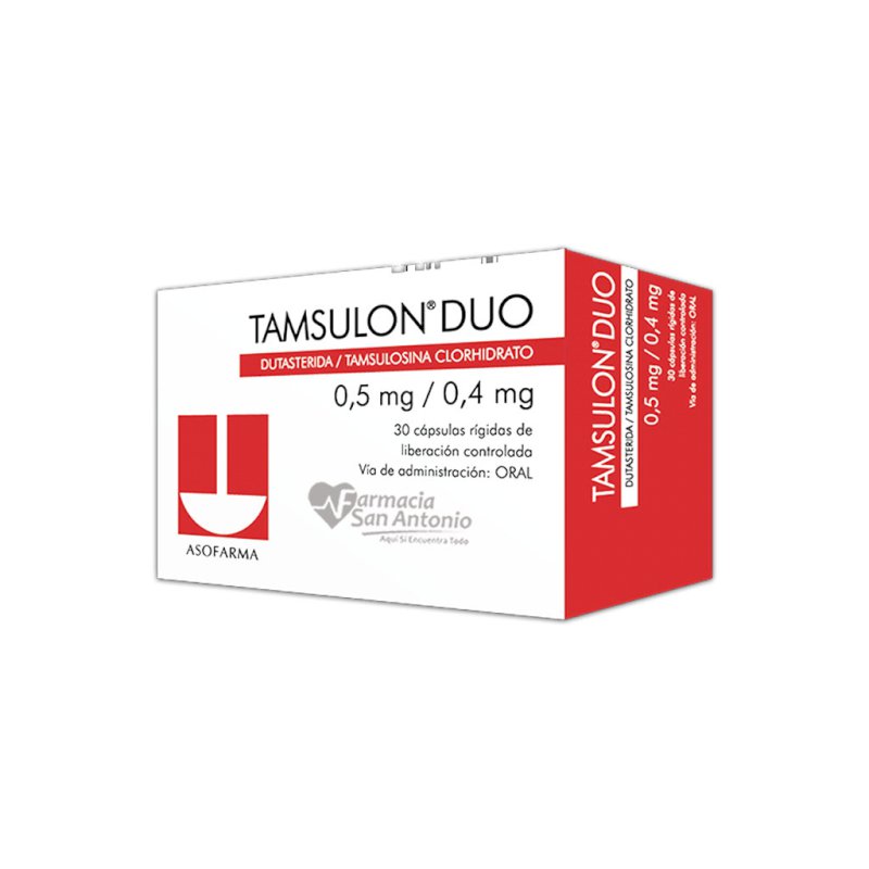 TAMSULON DUO 0.5MG/0.4MG X 30 CAP