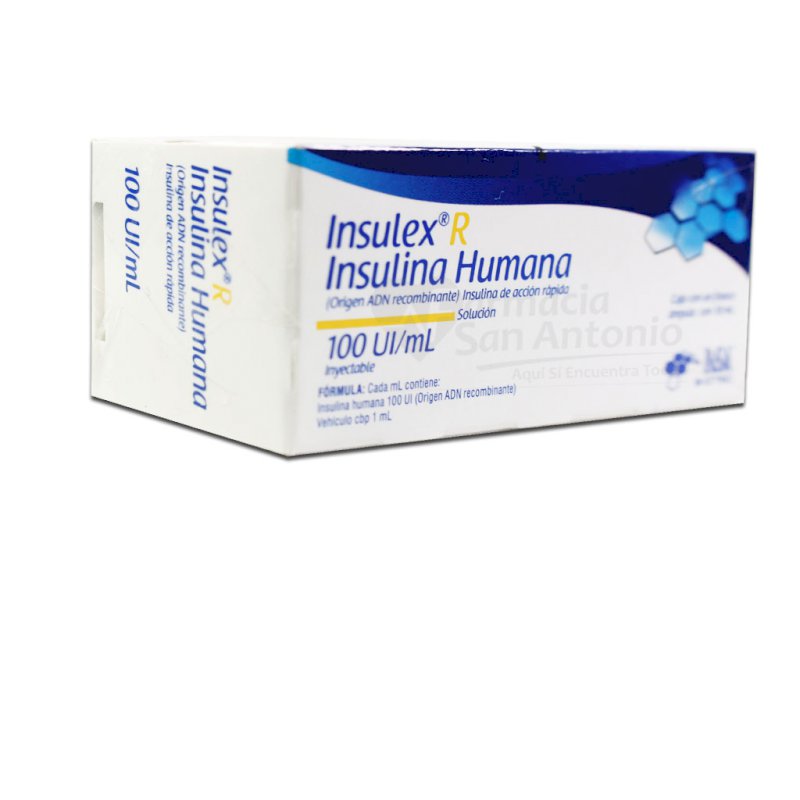 INSULEX R 10 ML X 100 UI/ML