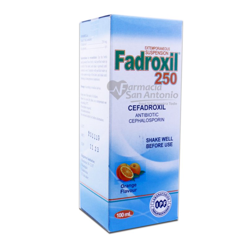 FADROXIL 250 MG X 100 ML