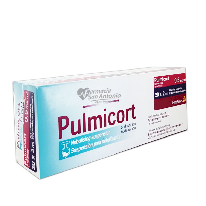 PULMICORT 0.50MG X 20 AMPOLLAS