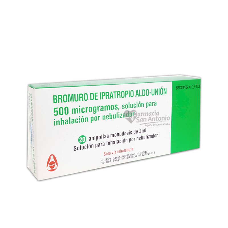 BROMURO IPATROPIO 500MG X 20 AMP